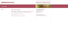 Tablet Screenshot of pressdispensary.com